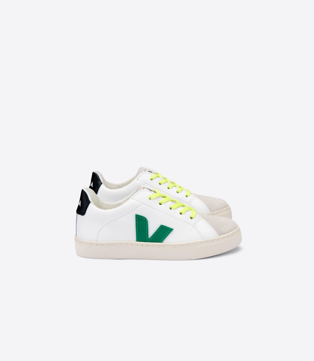 Veja Sneakers Barn - Esplar Läder - Vita - 685397-ZYA